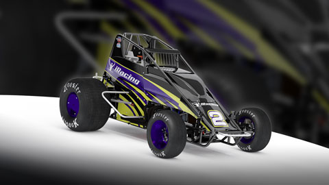 Dirt Sprint Car - 410 Non-Winged